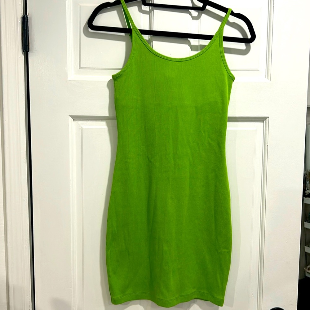 Lime green summer dress